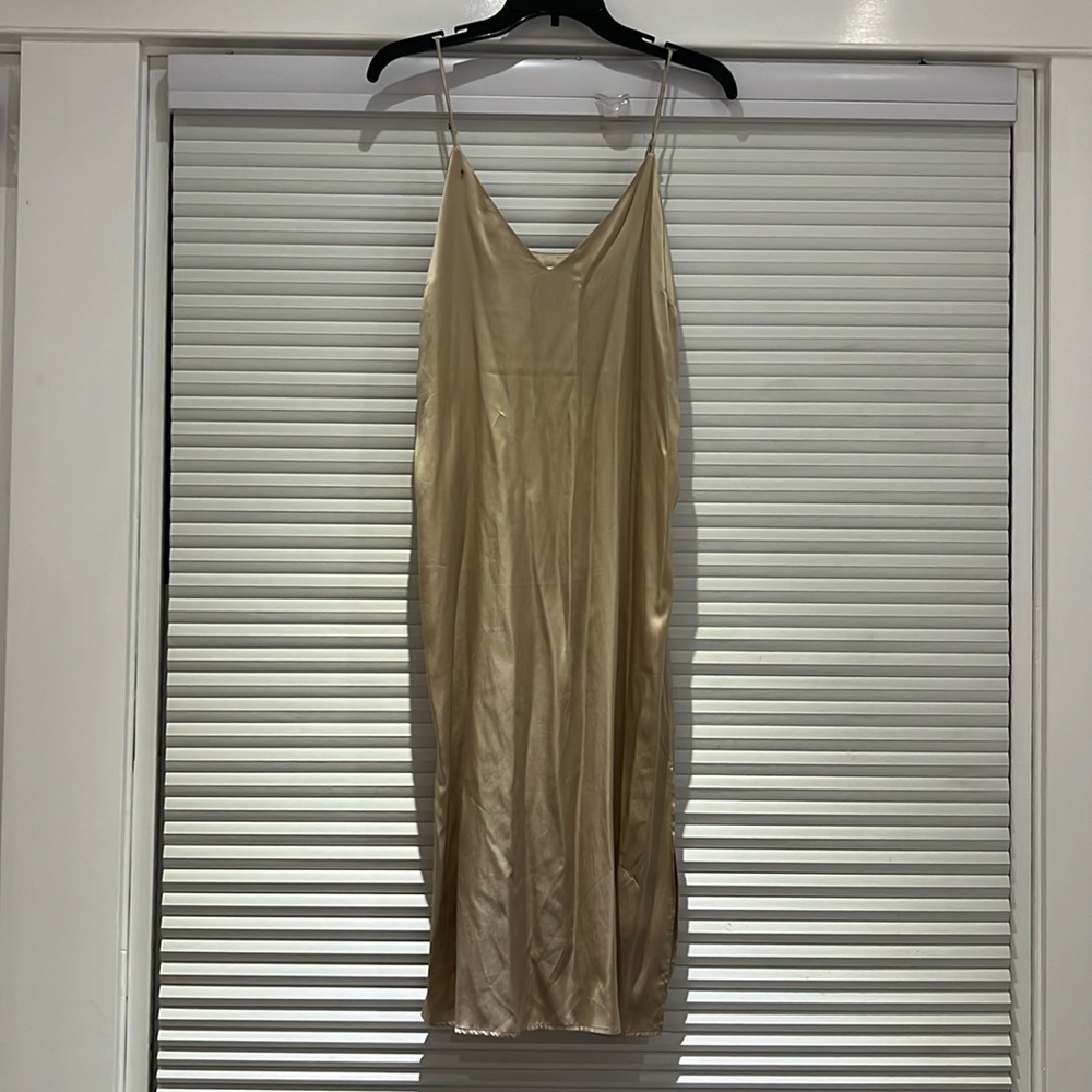Anine Bing silk slip dress size M
